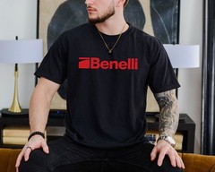 Benelli Logo T-Shirt 2nd Amendment Pro Guns Firearms Premium Comfort Colors Tee