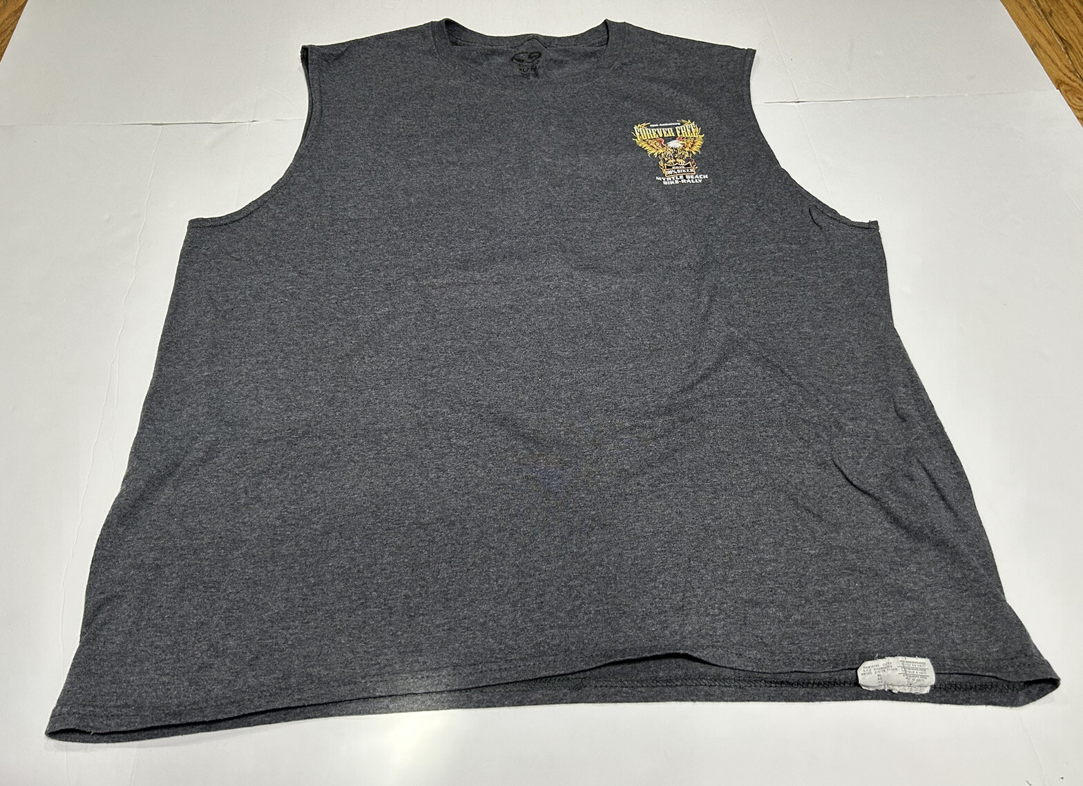 Myrtle Beach Bike Rally 2015 75th Anniversary Tank Top Men’s XL Biker Harley gallery