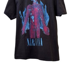 Vintage NIRVANA Sliver 1992 Kurt Cobain Grunge Band Size XL T-Shirt REPRINT