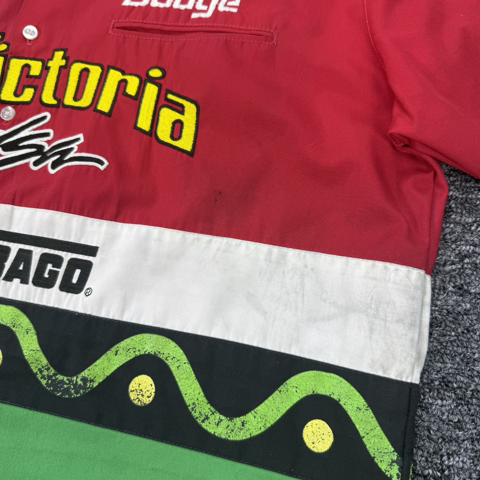 Vintage Drag Racing Shirt Mens Large Darrell Mike Gwynn Dunn Team Mopar Pit USA gallery