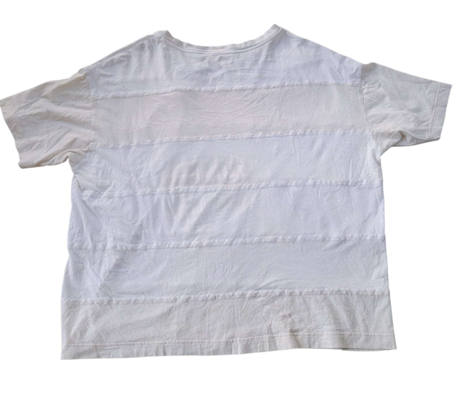 MONCLER GENIUS 1 Moncler JW Anderson Wavy Stitched Dress Logo T-Shirt Sz XL gallery