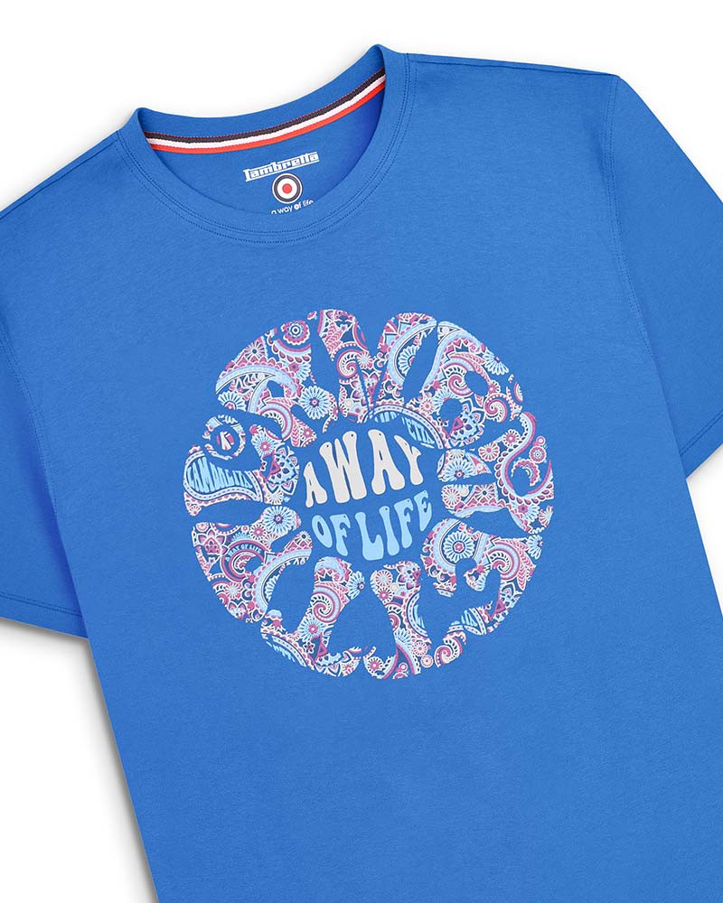 Lambretta Mens Paisley Roundel Tee BNWT gallery