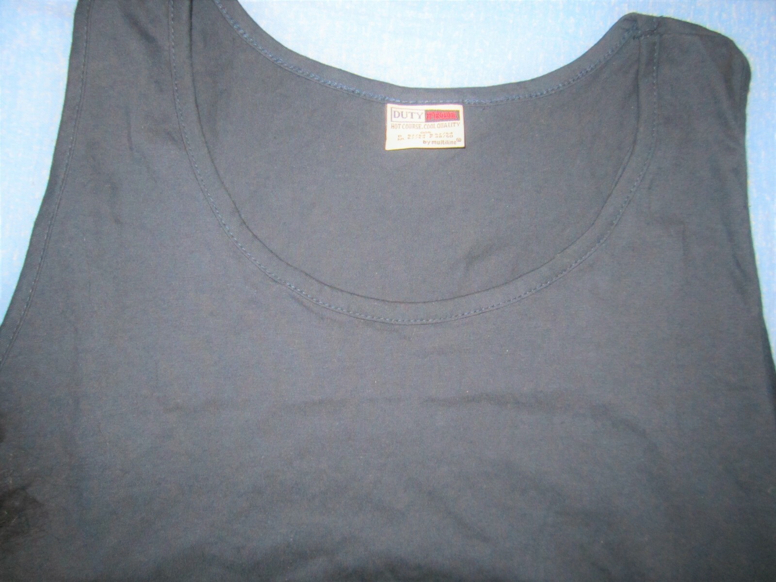 Klassisches Boxerstyle Herren-Tanktop-DUTY FREE-marineblau-Gr.52/54 gallery