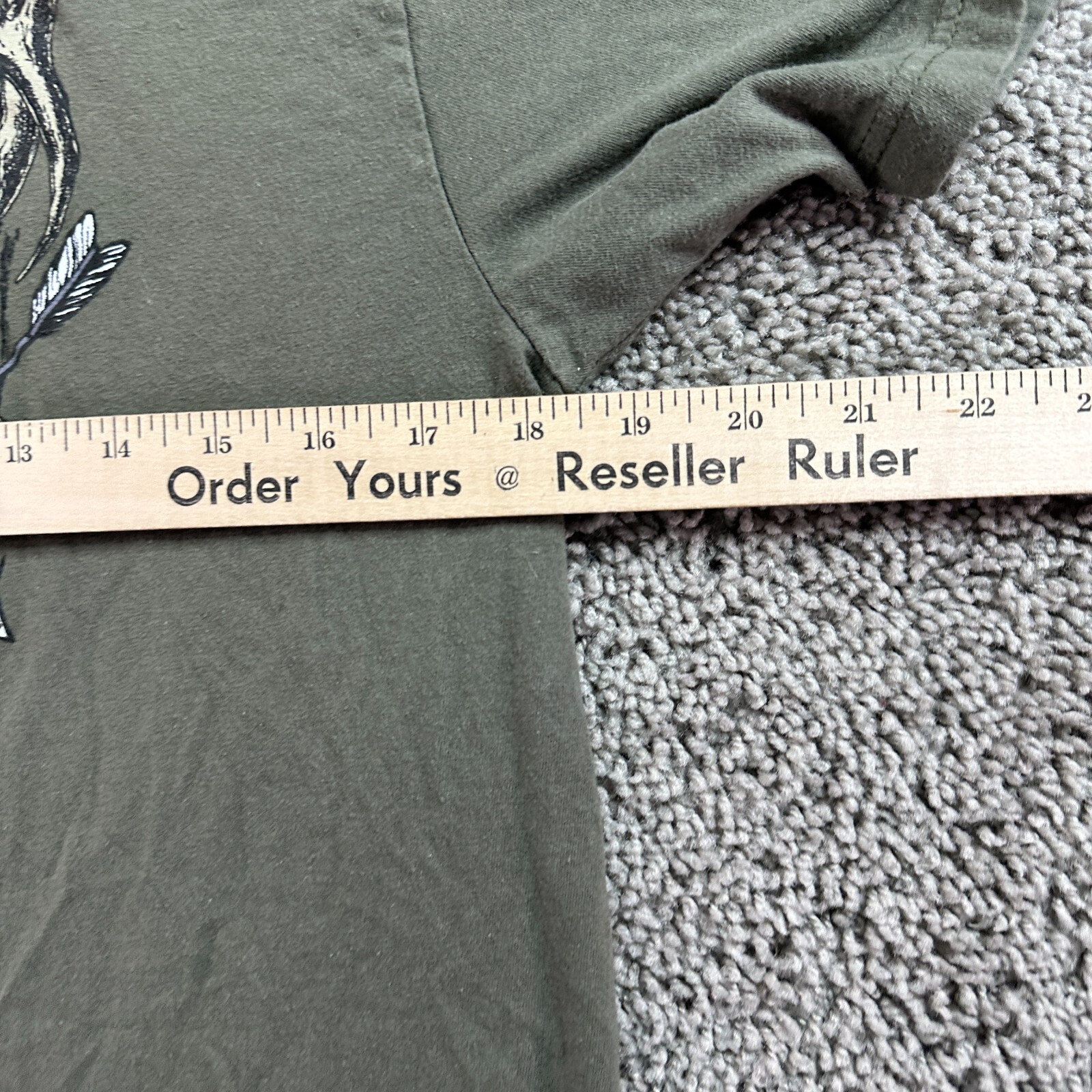 Howitzer Patriot MFG Shirt Mens Medium Green Live To Hunt Archery READ gallery