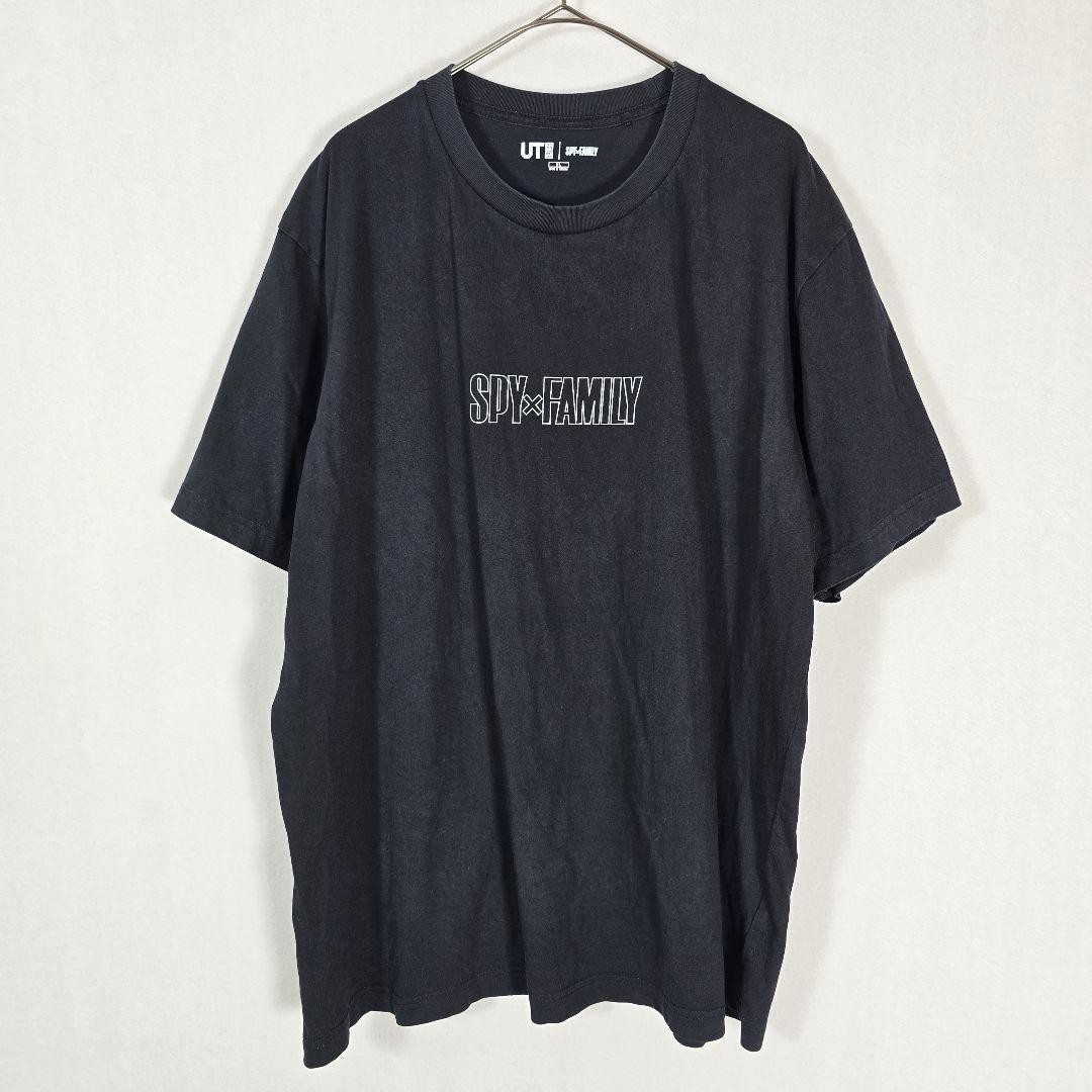 UNIQLO SPYxFAMILY T Shirt XL Charcoal Black Double Sided Graphic Vintage gallery