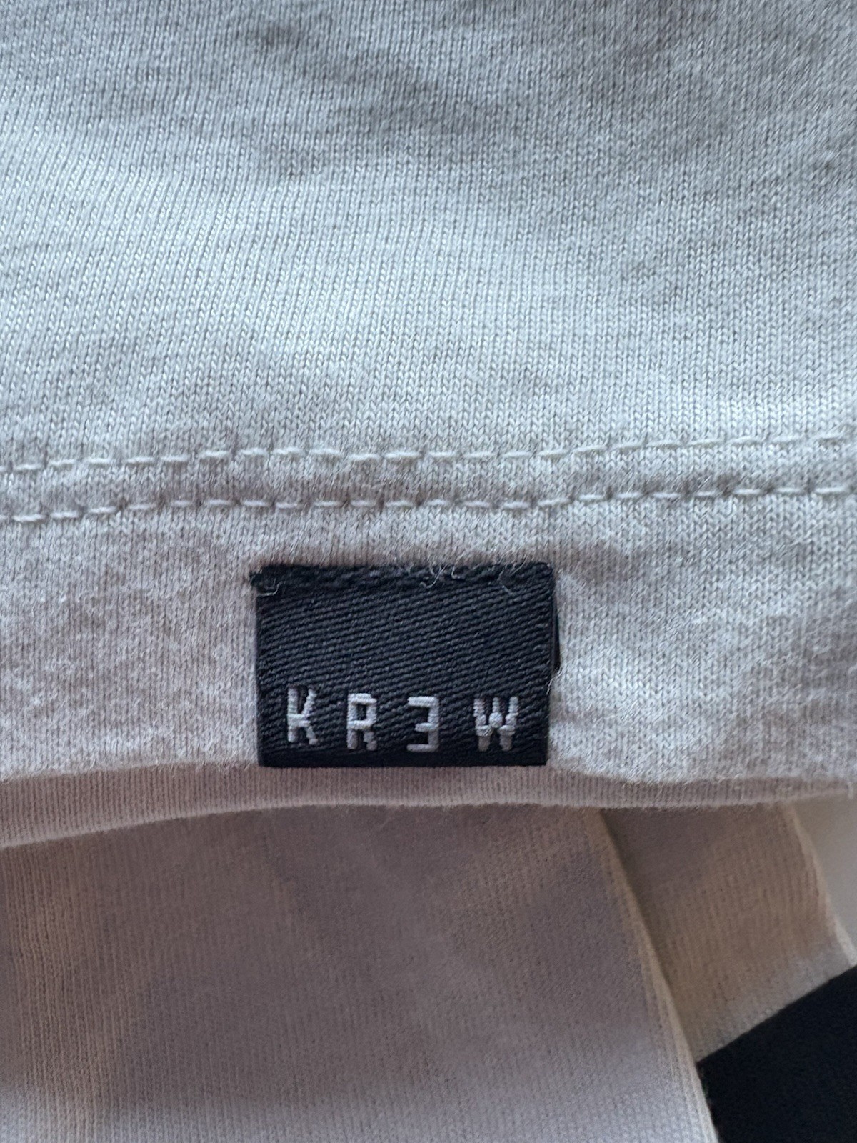 KREW Long Sleeve Shirt Men’s Medium Beige Streetwear Skate LA KR3W gallery