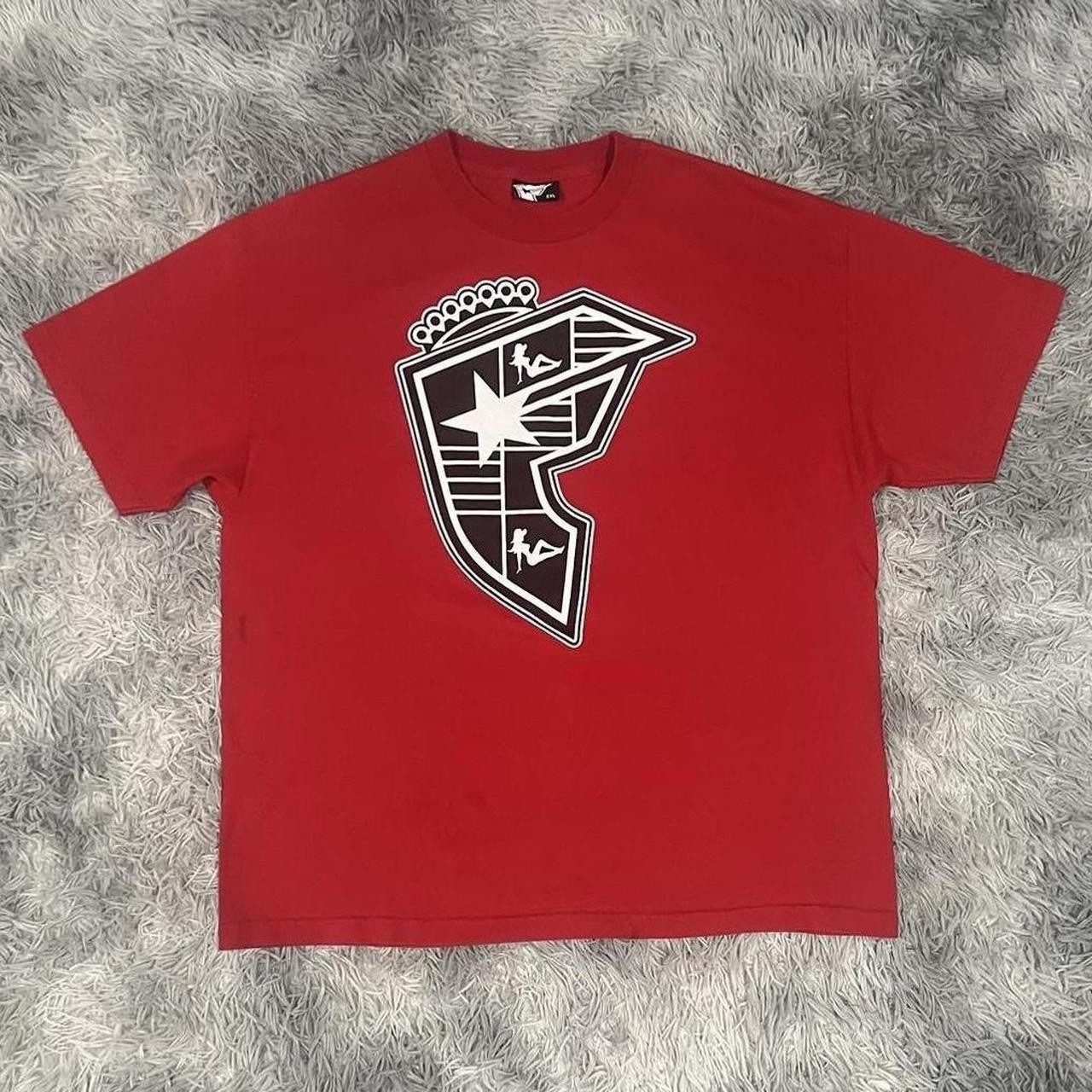 Y2K Famous Stars & Straps Red T-Shirt Size Men’s 2XL Y2K Famous Tee *stained* gallery