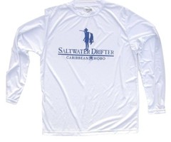 Caribbean Hobo L/S fishing performance t-shirt saltwater drifter fish boat mahi