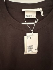 H&M Men’s Basic Black Long Sleeve Tshirt NWT Everyday Wear