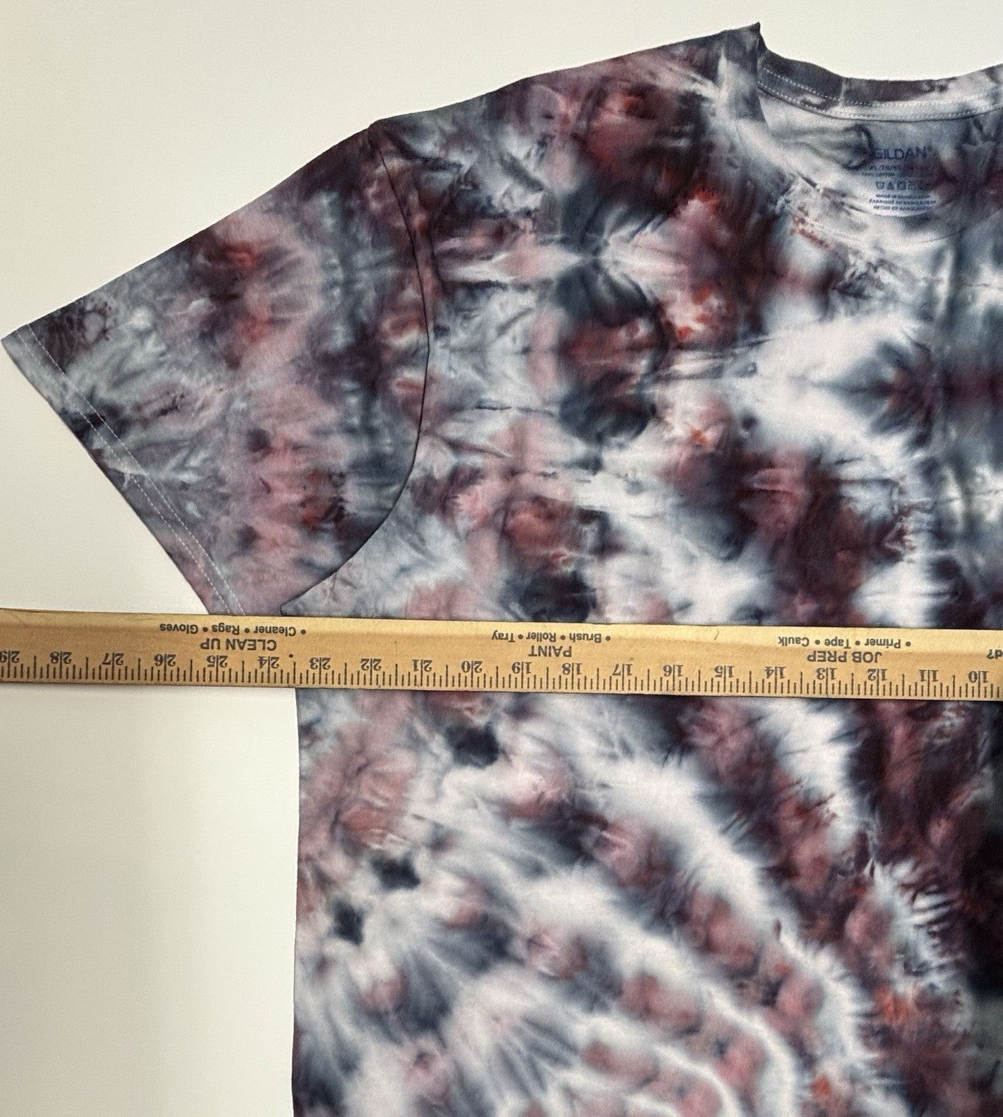 Handmade Ice Tie Dye Adult T-Shirt Unisex Size XL Multicolored Gildan Tee NEW gallery