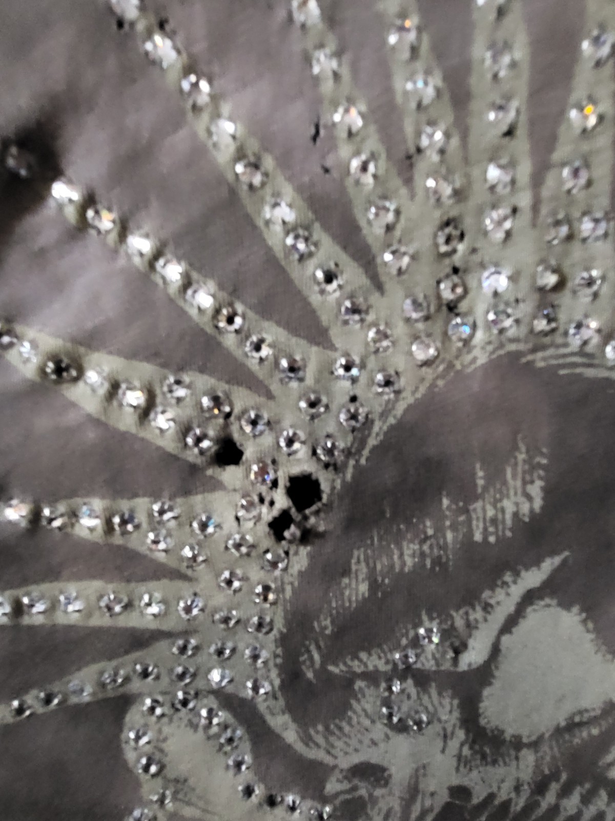 The Great China Wall 2XL VINTAGE AUTHENTIC SWAROVSKI Crystals Men’s TGCW gallery