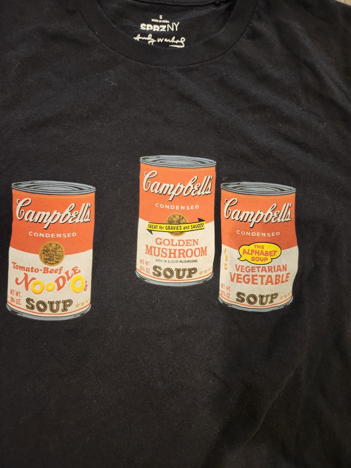 Uniqlo SPRZ NY x Andy Warhol T-Shirt Campbell Soup Logo size Small gallery