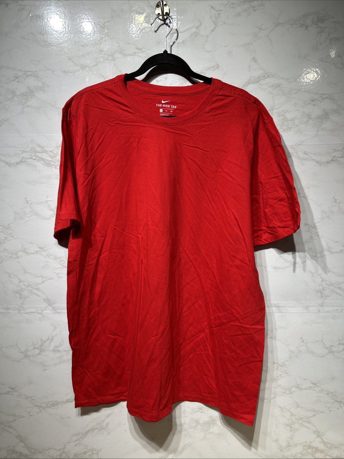 The Original Nike Core Tee Men Athletic Cut Short Sleeve Shirt Red Sz Medium New gallery