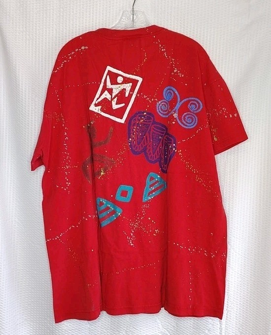 VTG Honors T-Shirt Abstract Art Tribal Unisex Adult Plus Size *See Measurements* gallery