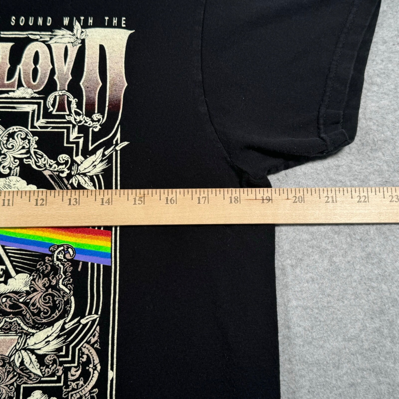 Pink Floyd Shirt Adult Small Black Live at the Rainbow English Rock Band Music gallery