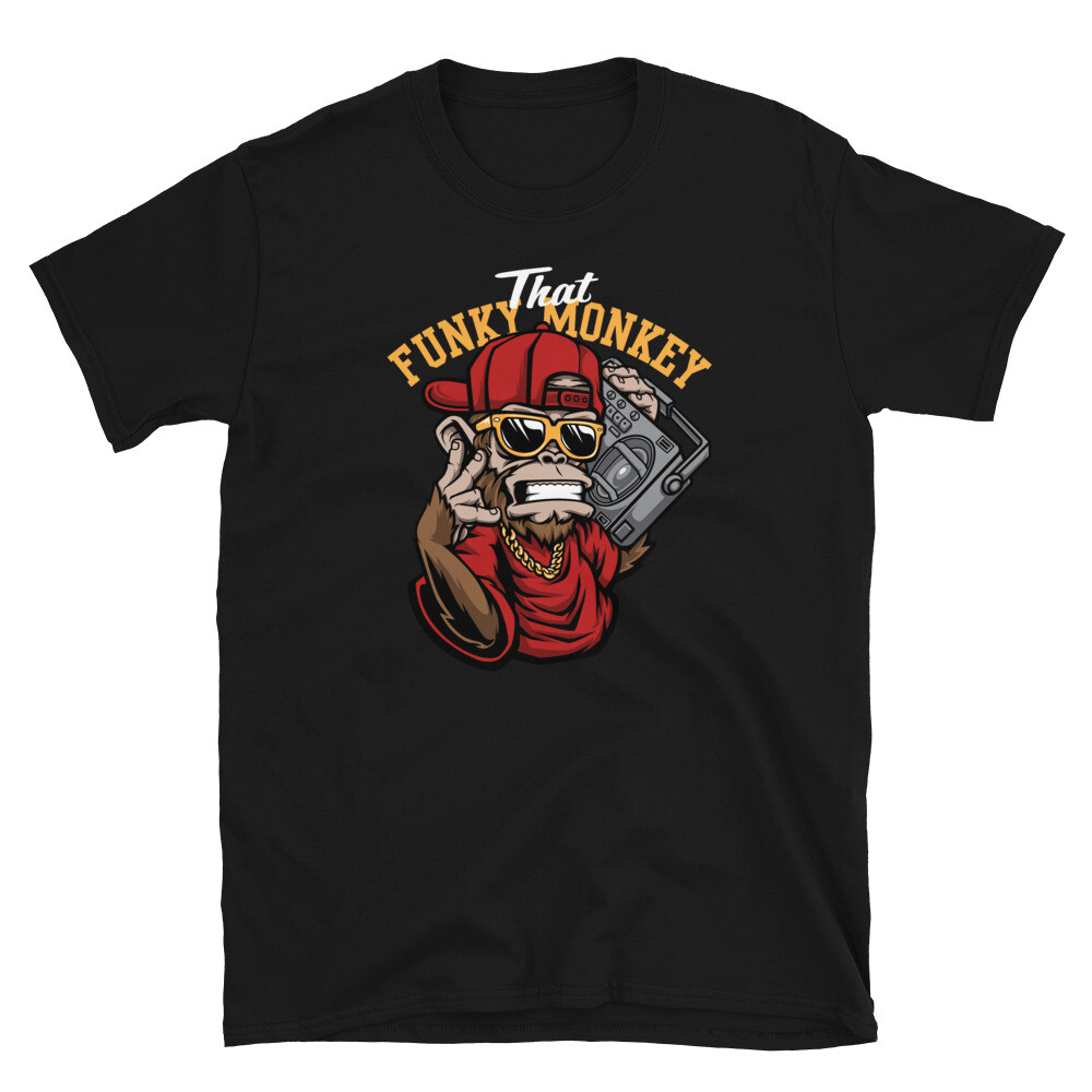 Pop Culture Retro 80s Hip Hop That Funky Monkey Short-Sleeve Unisex T-Shirt