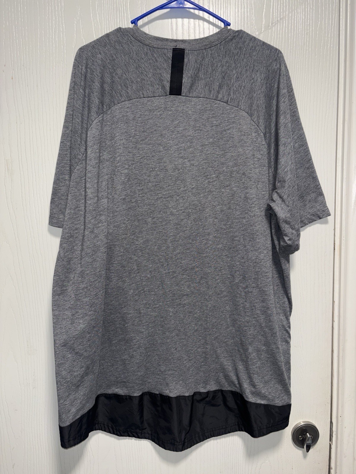 Nike Sportswear Bonded T-Shirt Mens XL Heather Gray Black Short Sleeve gallery