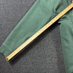 LL Bean Men’s Small Katahdin Iron Works Fleece Lined Henley Shirt Green Outdoors