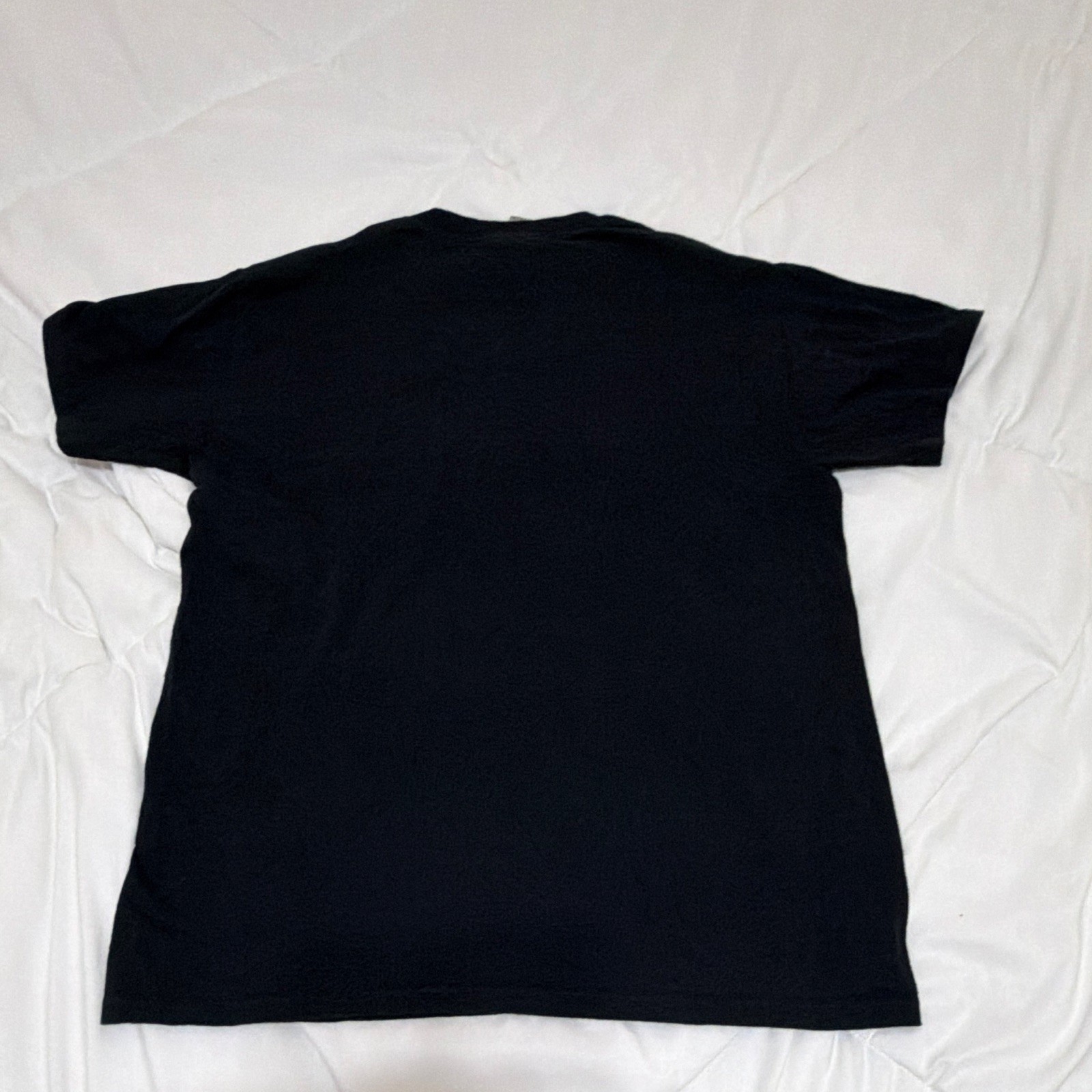 Gildan Softstyle Peanuts Charlie Brown Black Cotton Crew Neck T-Shirt Size L gallery