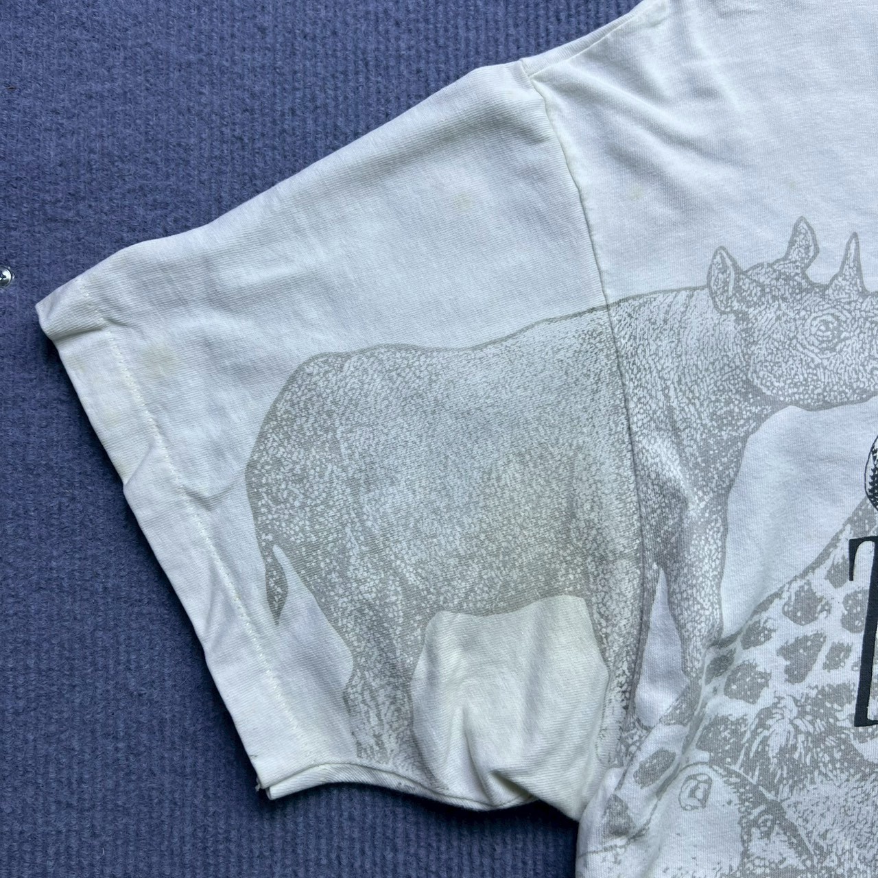 Vintage 90s San Diego Zoological Society All Over Print T-Shirt Hanes Beefy-T XL gallery