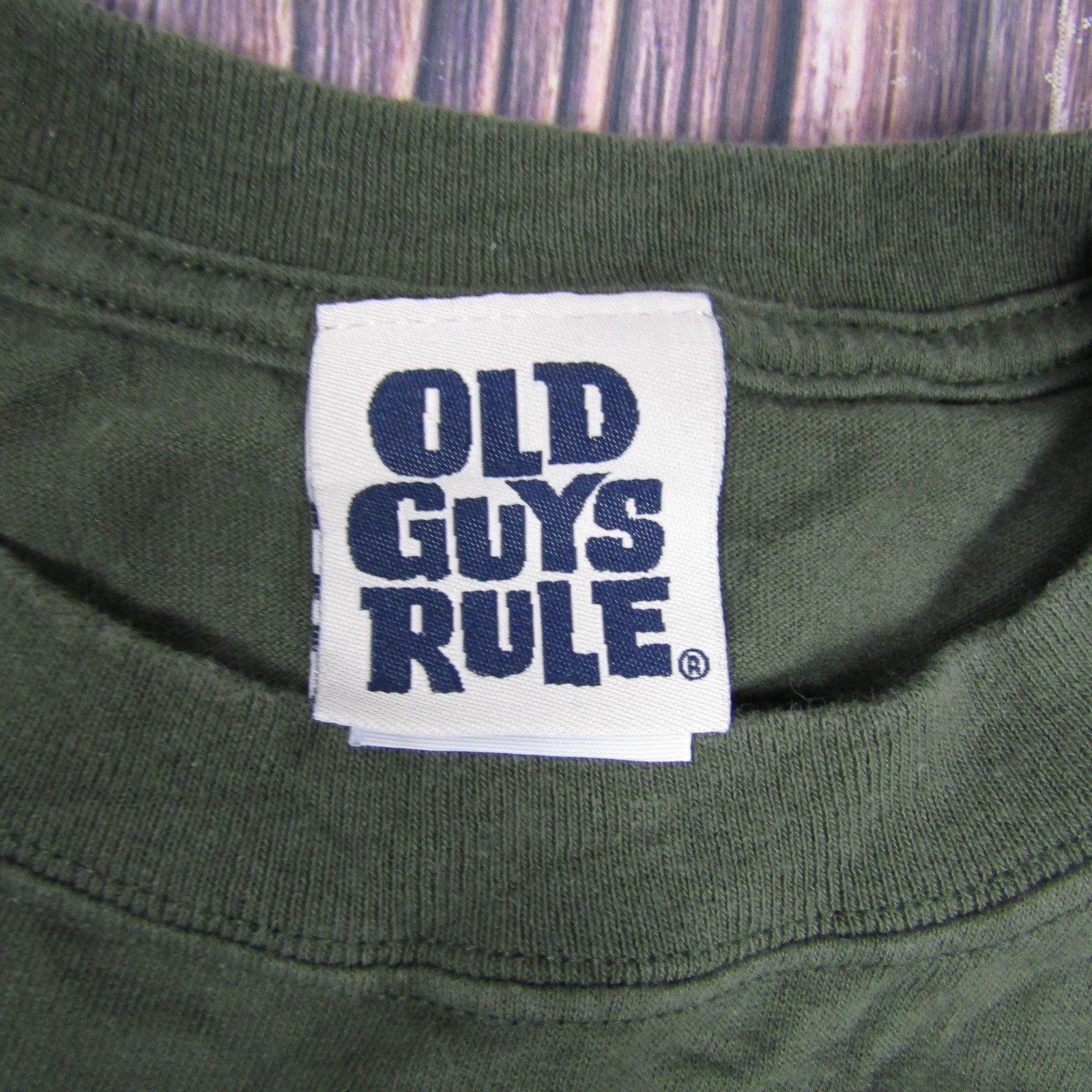 Old Guys Rule Shirt Mens Large Green It's Good To Be King Graphic Funny Dad Tee gallery