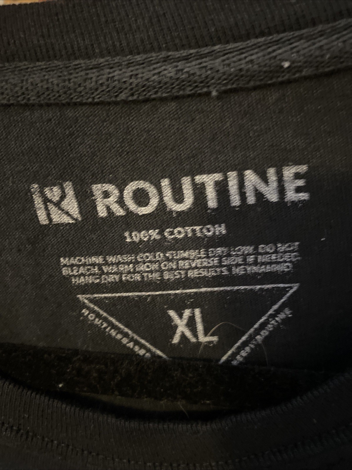 Routine Baseball We Love Baseball Black Long Sleeve Shirt Size XL gallery