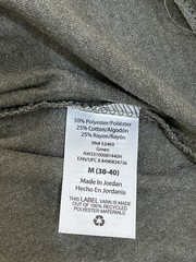 Men’s Athletic Works Long Sleeve Shirts Crew Neck Size-M Stretch Green Tee New