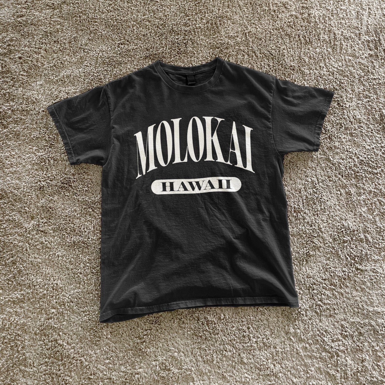 Molokai Hawaii vintage vacation souvenir simple island tee gallery
