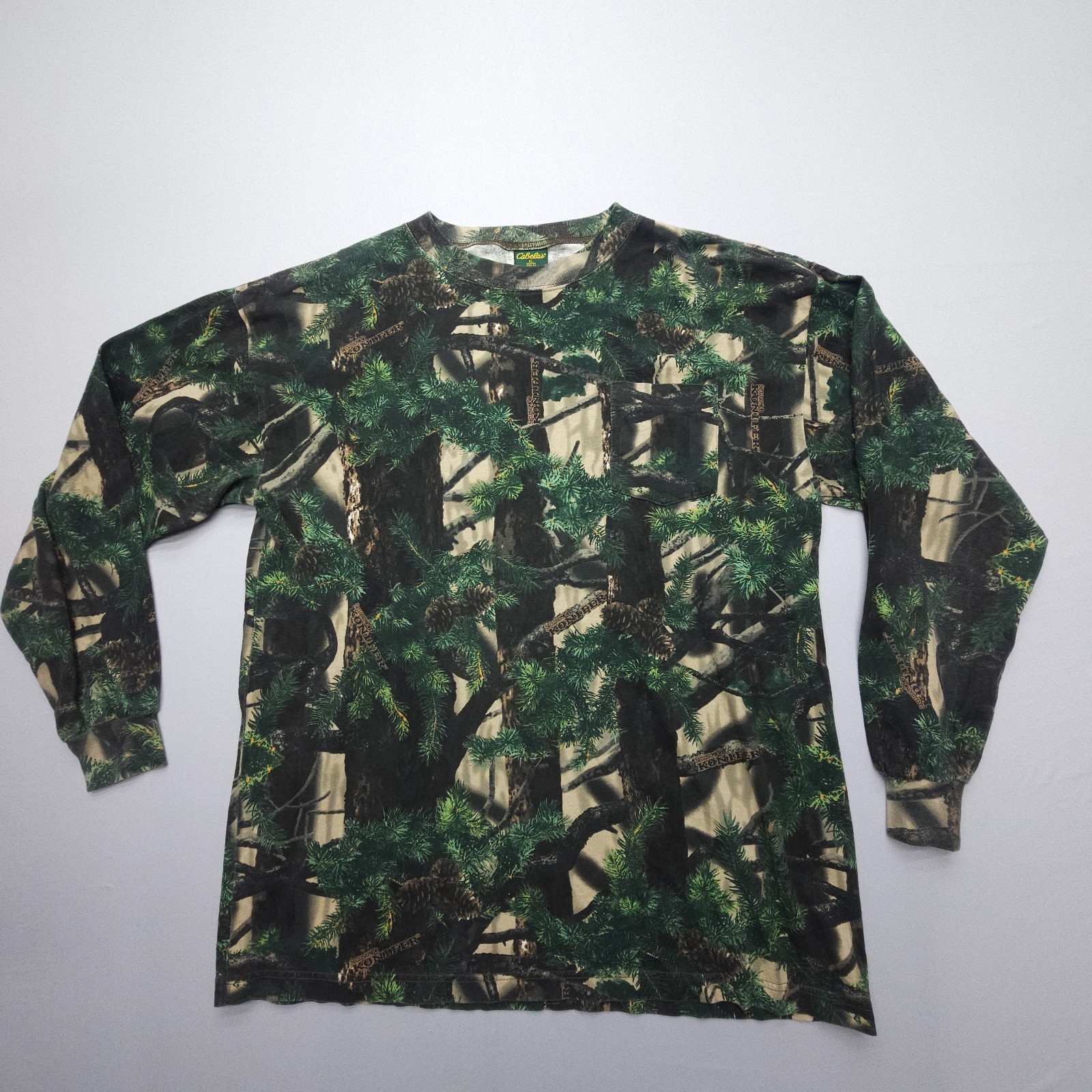 Vintage Cabela's Seclusion 3D Konifer Shirt Mens XL Long Sleeve Hunting Camo gallery