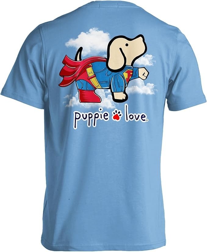 New PUPPIE LOVE Super Dog T-Shirt