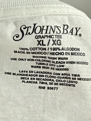 Size XL – St Johns Bay Jamaica Rum Graphic T-Shirt White