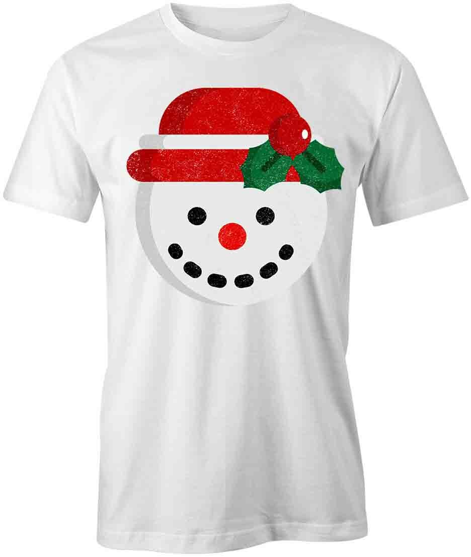 SNOWMAN TShirt Tee Short-Sleeved Cotton HOLIDAY CLOTHING S1WCA173 gallery