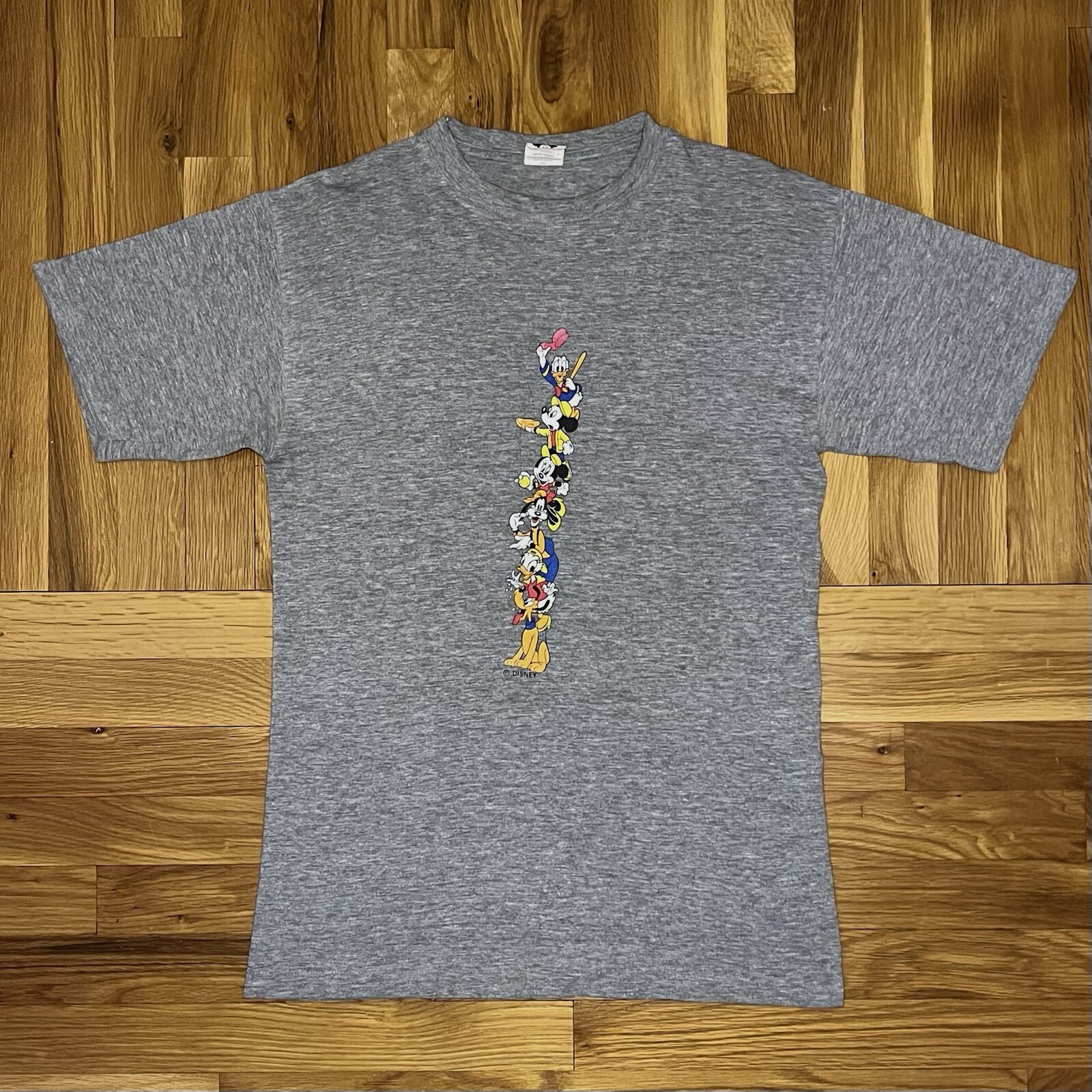Vintage Disney By Hering shirt M single stitch Mickey Minnie Daffy Goofy Pluto