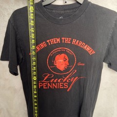 Sneaker Threads Lucky Pennies Graphic T Shirt Black Men’s Size Small Streetwear