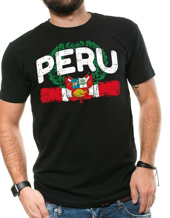 Peru Pride T shirt Peruvian Patriotic T shirt Peruvian Tee Soccer Fan T shirt gallery