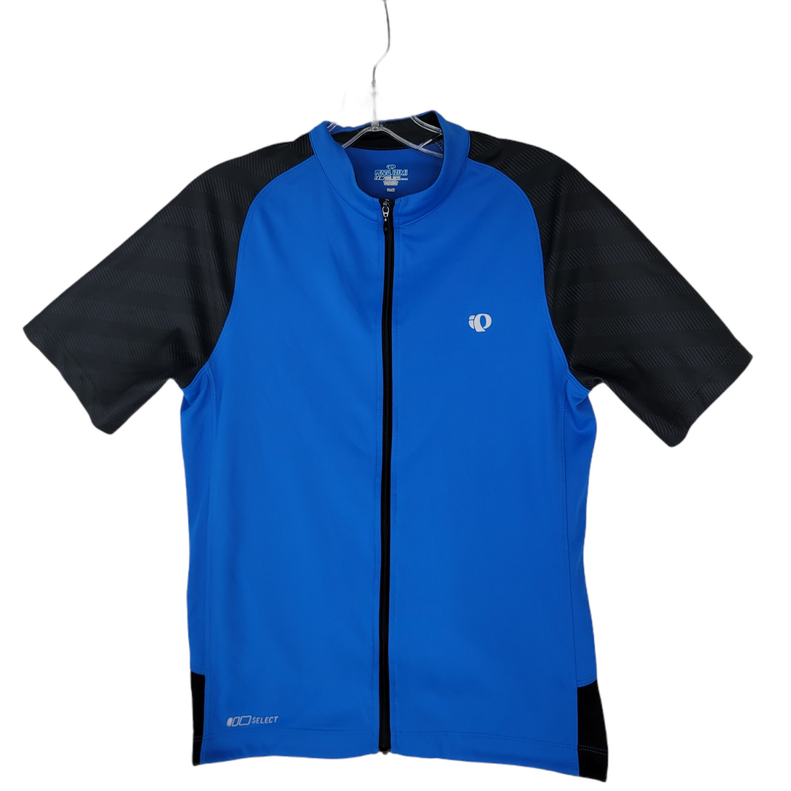 PEARL IZUMI Select Series Mens Small Blue Short Sleeve Full Zip Cycling Shirt gallery