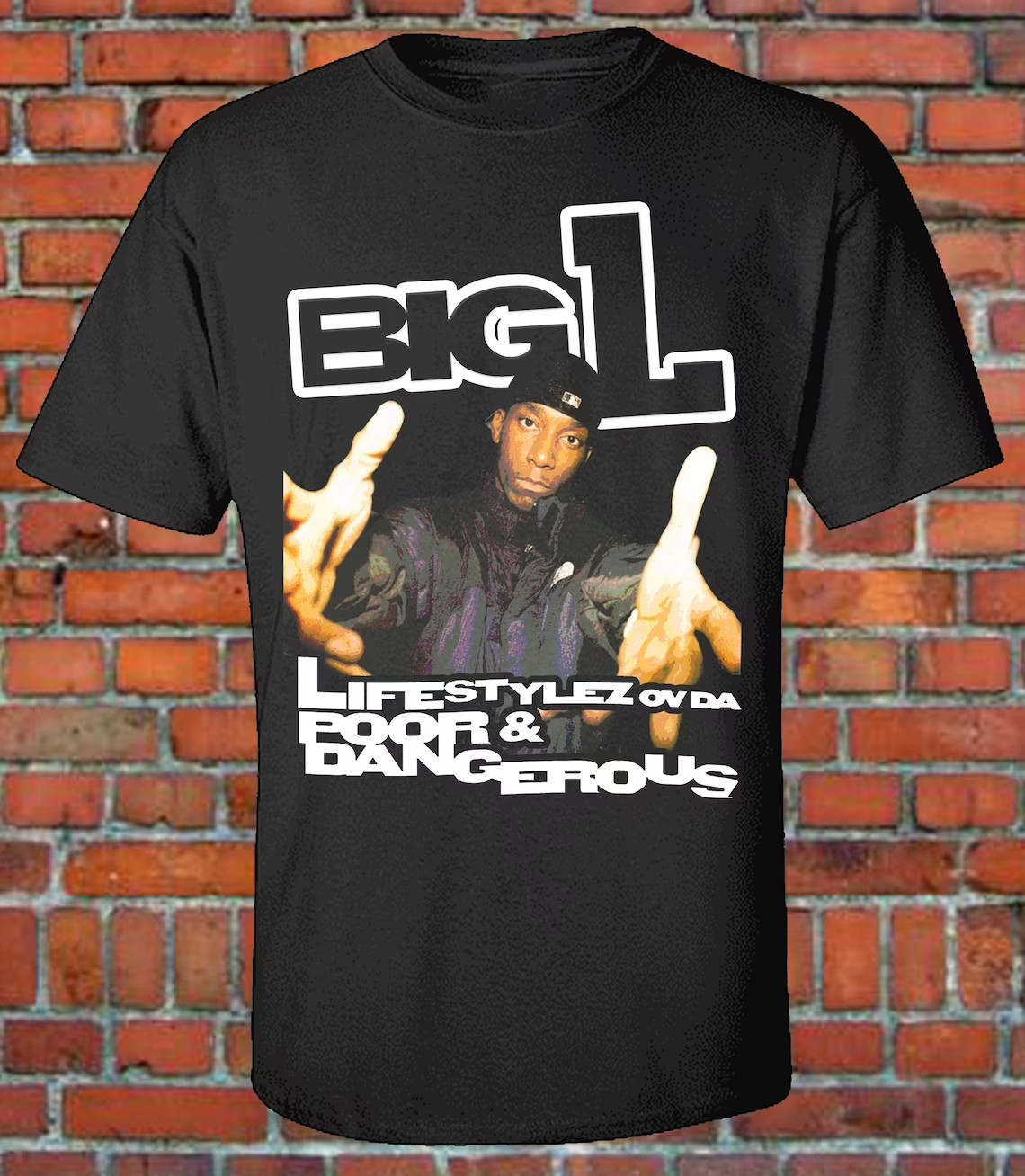 BIG-L Rap Hip Hop Rapper 90s Retro Unisex Cotton T Shirt gallery