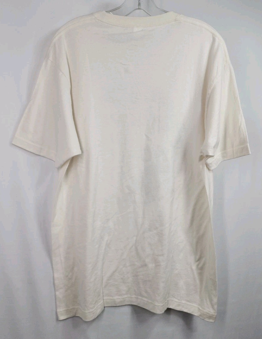 Tultex 202 Mens Size Large Beige K-Love On. World Off. Short Sleeve T-Shirt gallery