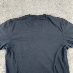 Adidas Shirt Men Medium Black Short Sleeve Performance Go To Tee Spellout