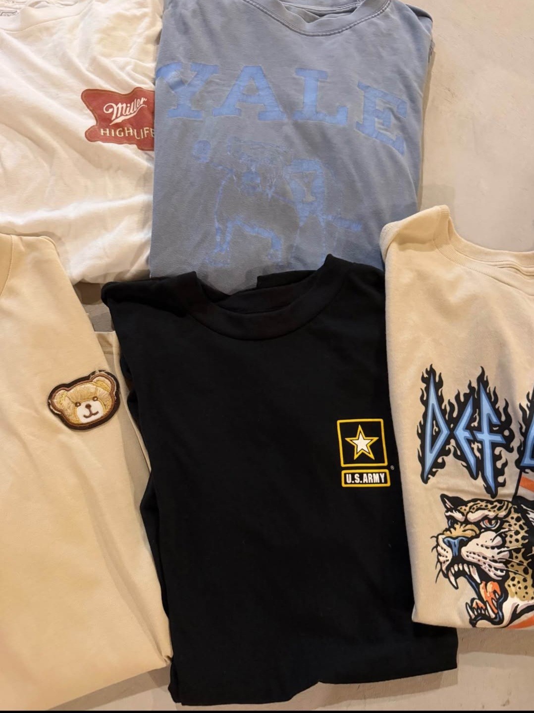 Lot Of 8 MEDIUM Size Tshirts Some Are Used ,some Are Brand New Without Tag gallery