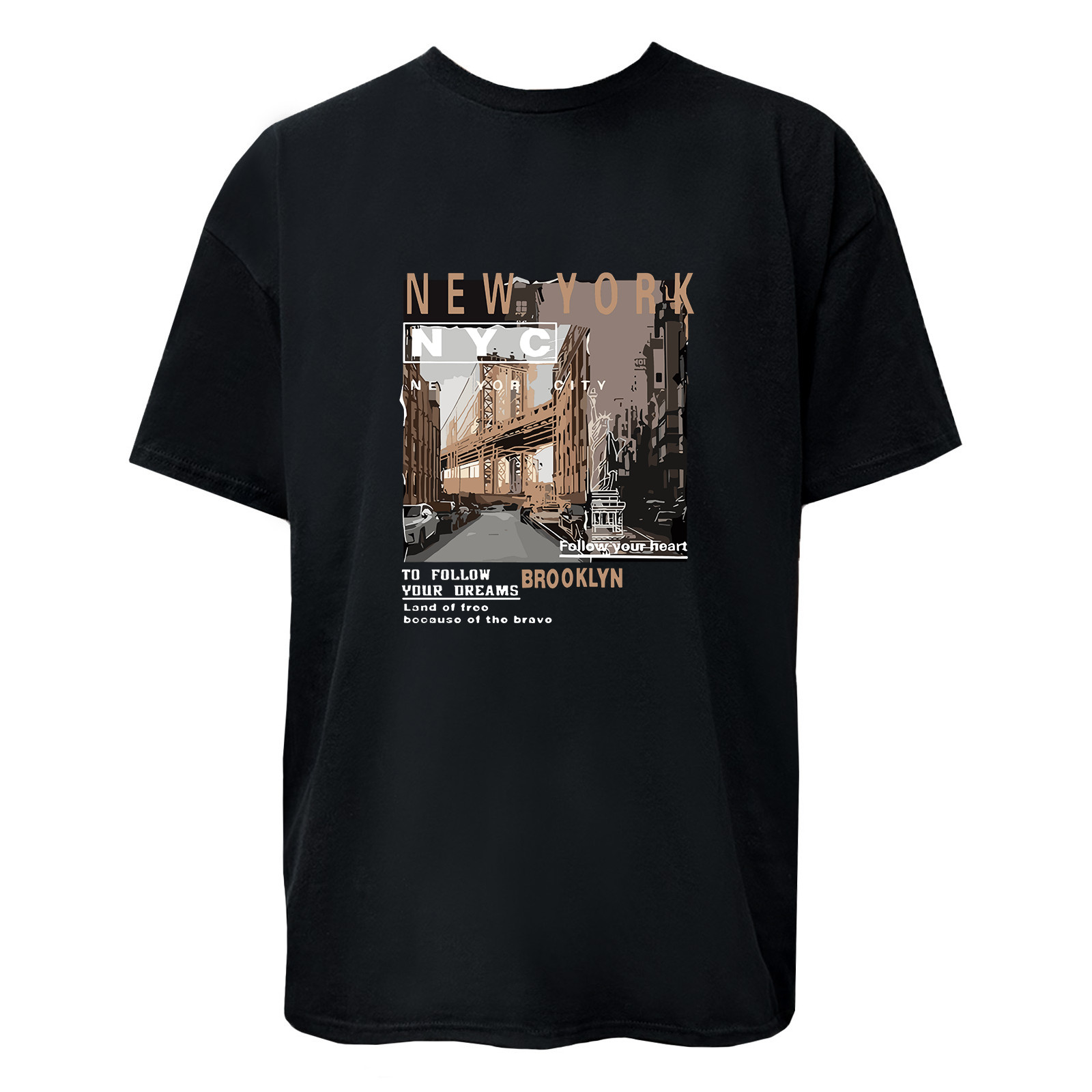 New York NYC Brooklyn Follow Your Dream Graphic T-Shirt / Hoodie / Sweatshirt