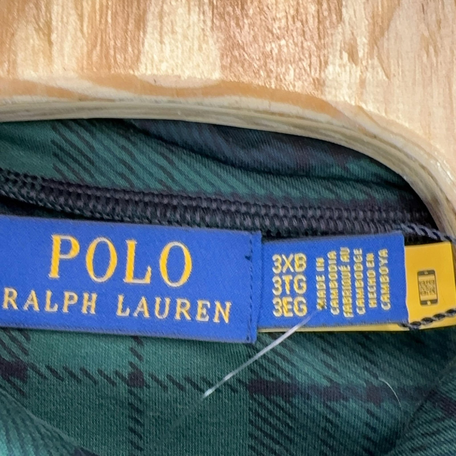 Polo Ralph Lauren Blackwatch Plaid Soft Cotton Turtleneck 3XB Pony NEW $98.50 gallery