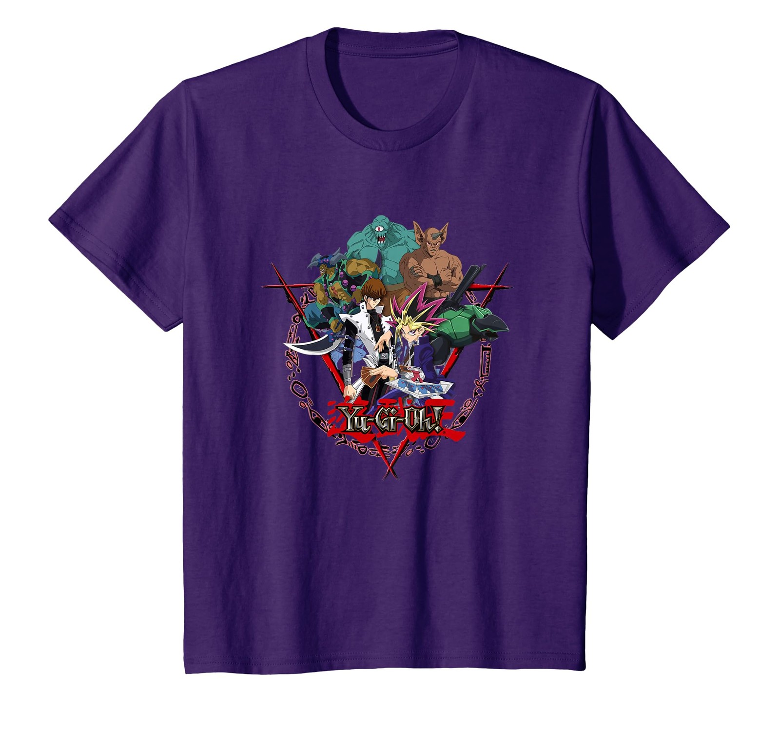 Yu-Gi-Oh Yami Yugi & Seto Kaiba Logo Graphic Anime T-Shirt