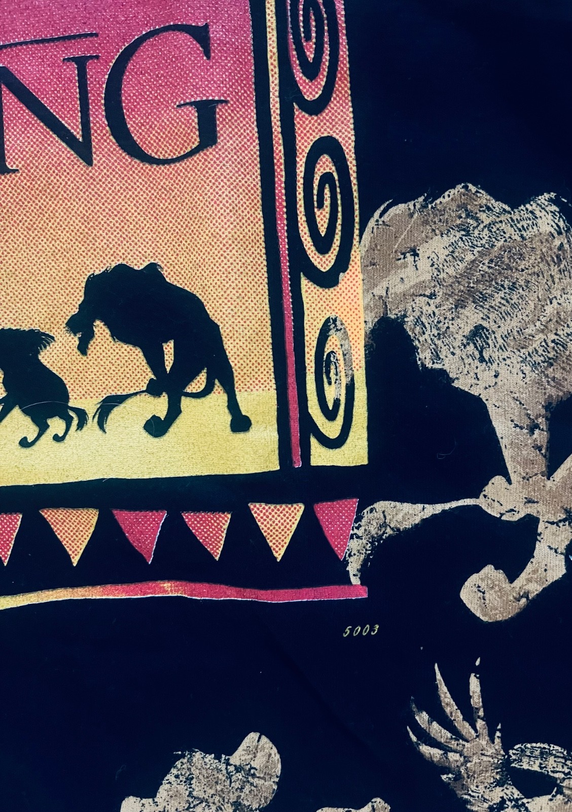 Vintage 90’s Disney's The Lion King All Over Print Movie Promo T-Shirt OSFA gallery
