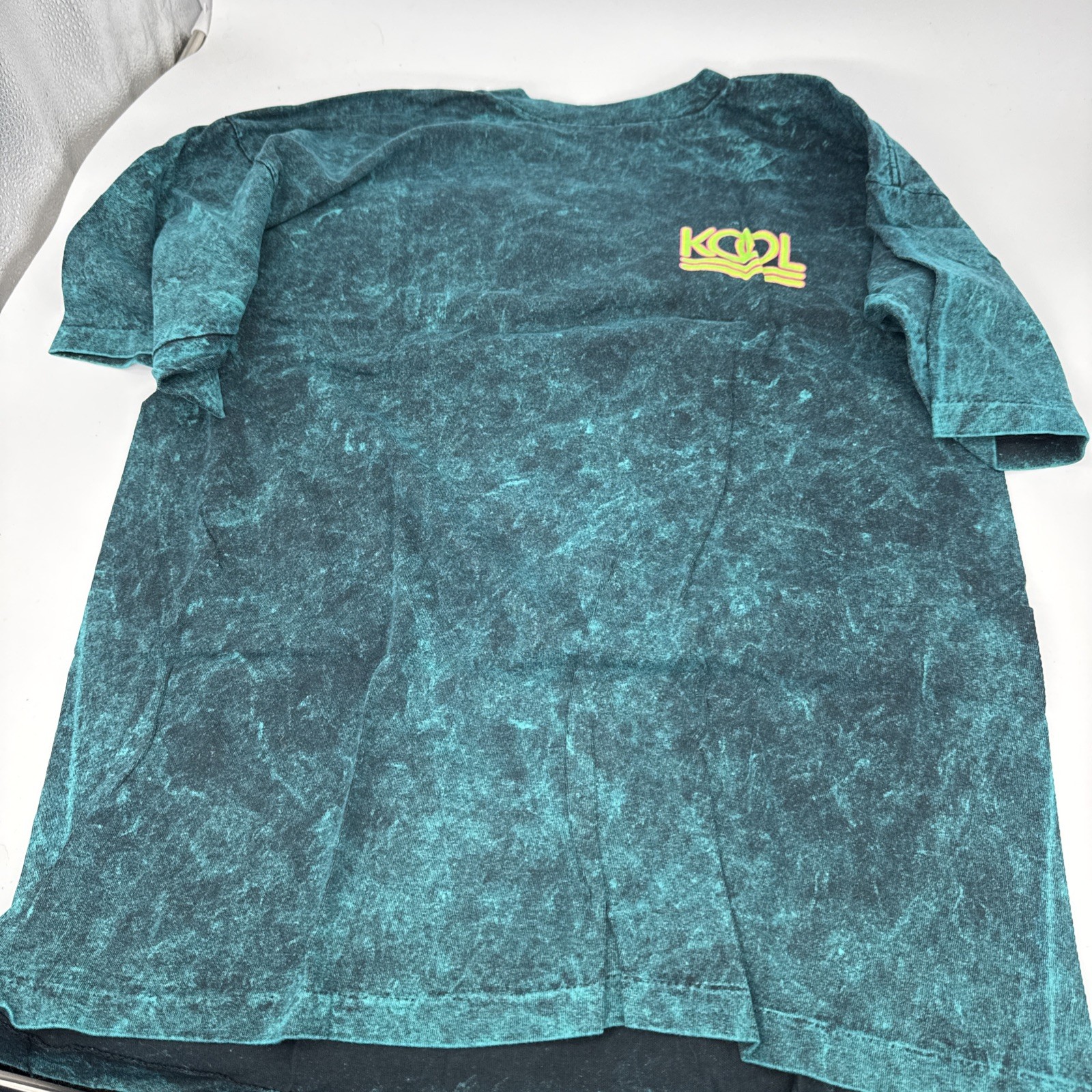 Vintage Kool T-Shirt Mens Size XL Cigarettes Tie Dye Single Stitch USA 90s Green gallery