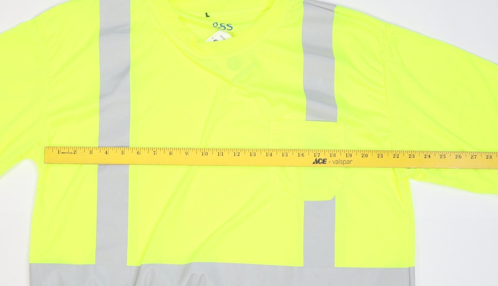 GSS Safety Shirt Mens 2XLT Tall Yellow Black Hi Vis Reflective ANSI Class 2 gallery