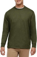 Orvis Men’s Long Sleeve Crewneck Pullover, Green, Size S