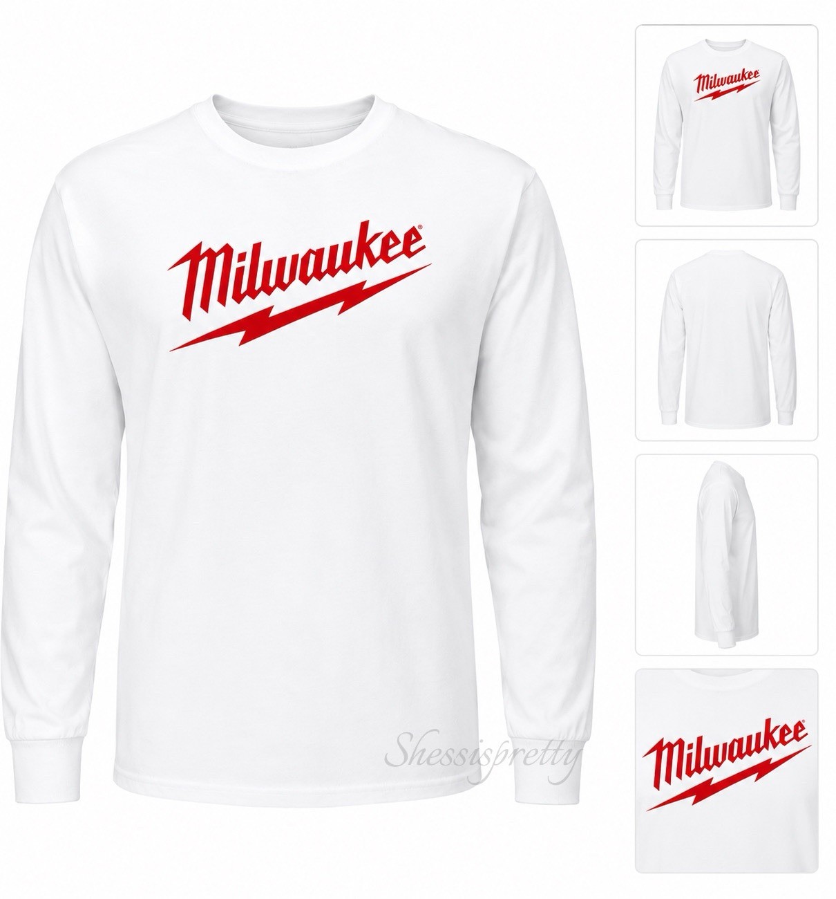 Milwaukee Tool Long-Sleeved Cotton T-Shirt, High-Quality Milwaukee Clothing. gallery