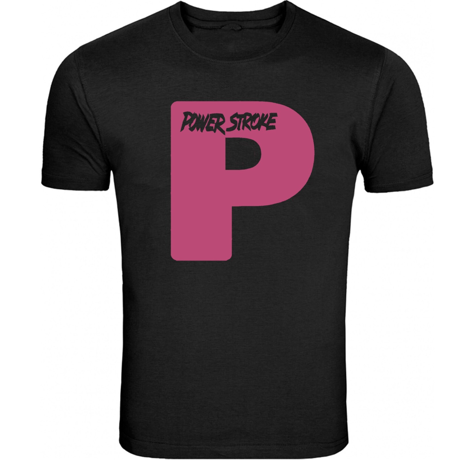 Powerstroke Small chest P Design T-Shirt Unisex Black Color Front & Back S - 5XL gallery