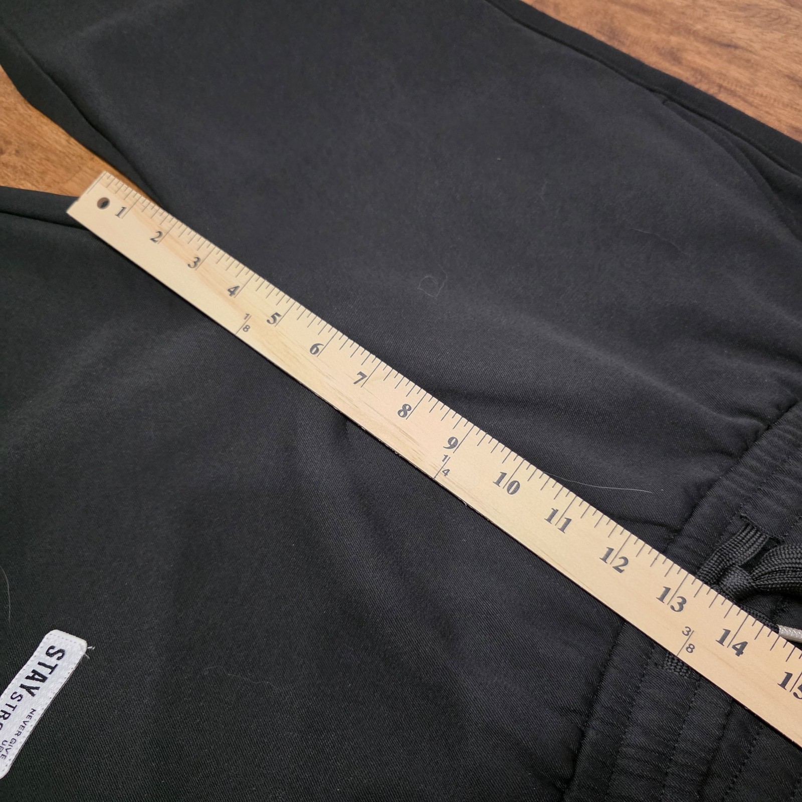 NEW Men's Casual Trousers Black With Fleece Lining US M READ DESCRIPTION gallery